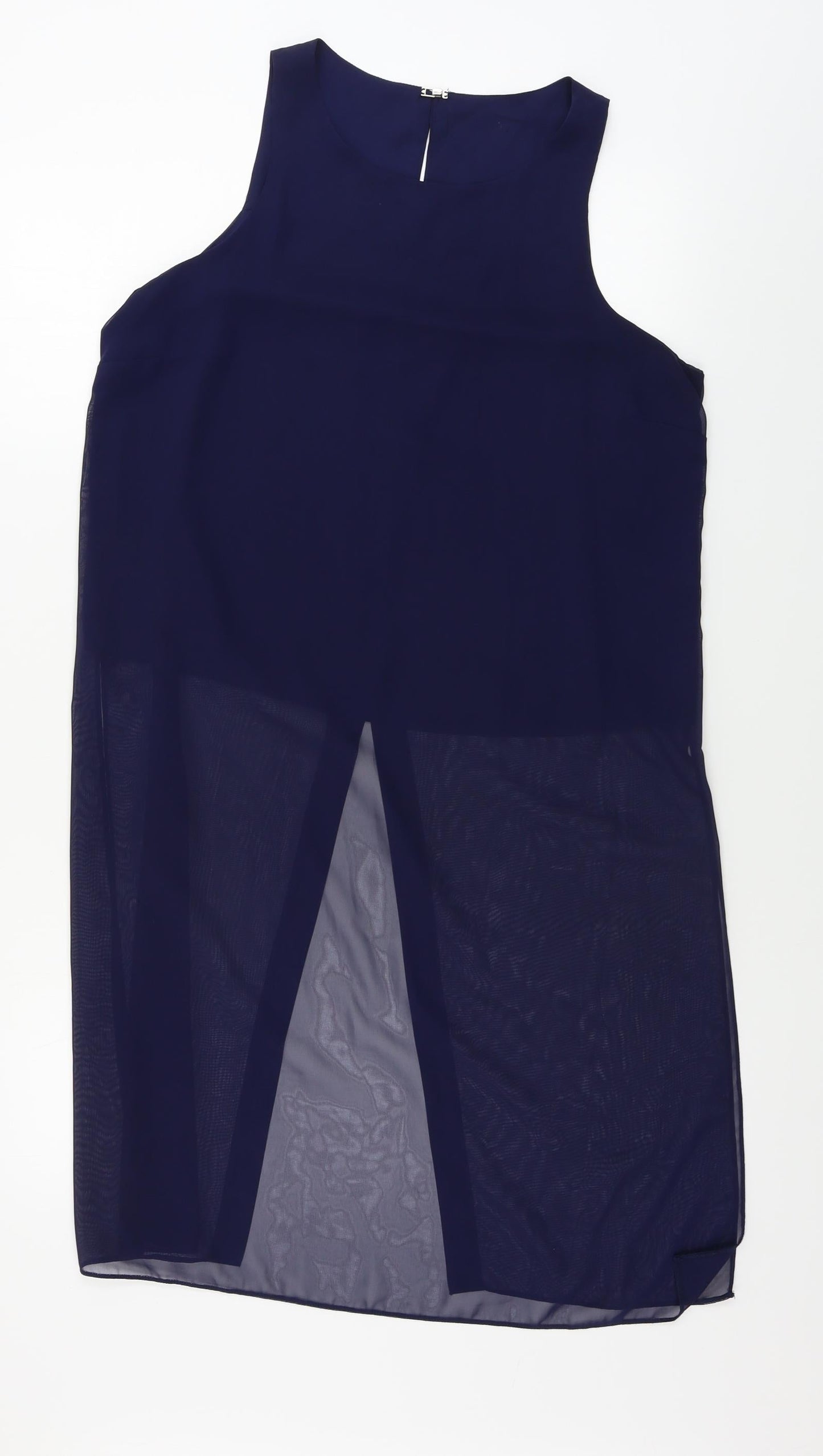 Womens UK Size 12 Matalan Blue Basic Blouse