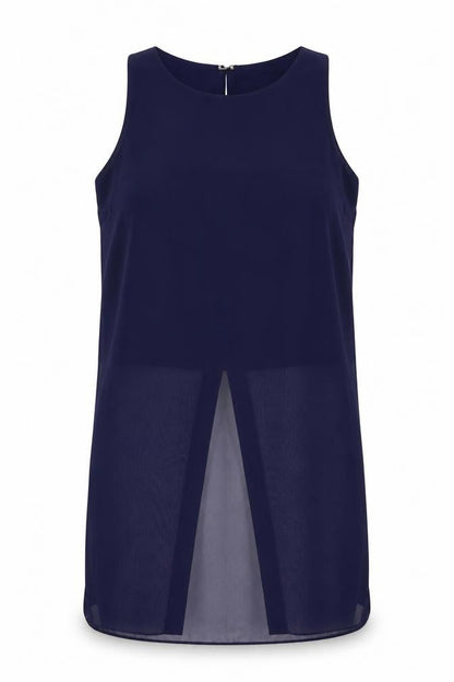 Womens UK Size 12 Matalan Blue Basic Blouse