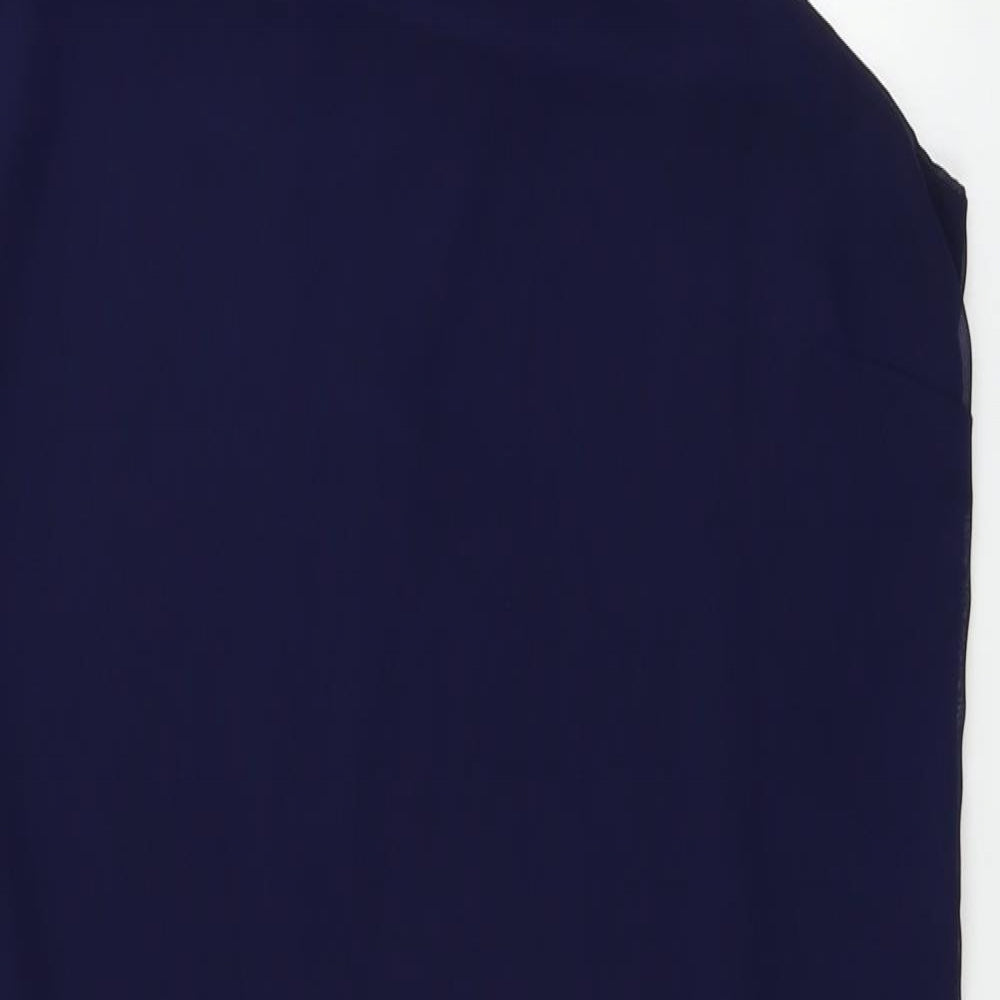 Womens UK Size 12 Matalan Blue Basic Blouse