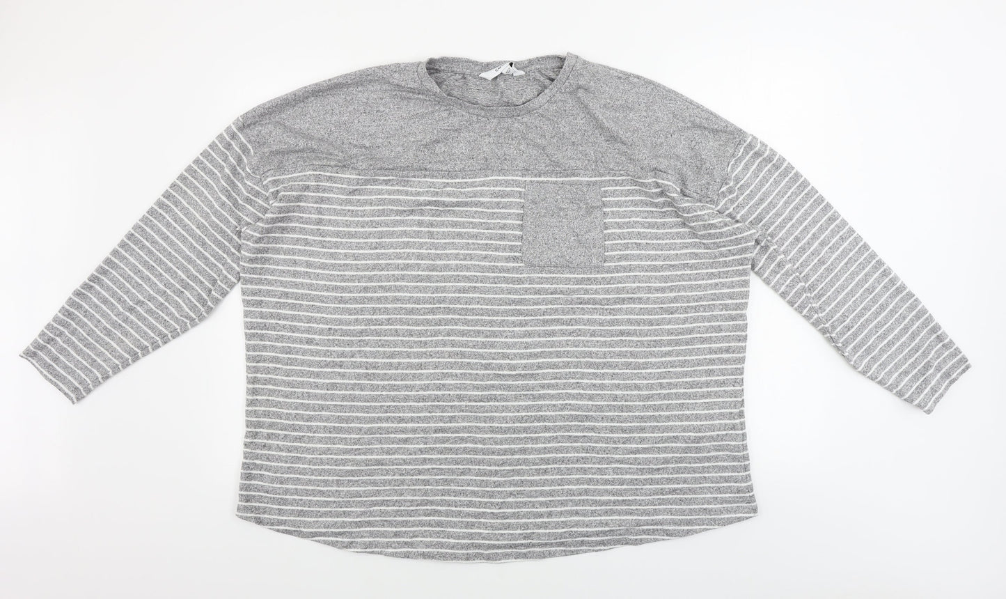 Womens UK Size 24 capsule Grey Pullover Jumper