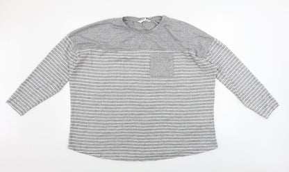 Womens UK Size 24 capsule Grey Pullover Jumper