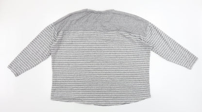 Womens UK Size 24 capsule Grey Pullover Jumper