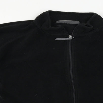 Womens UK Size 18 Mountain Life Black Full Zip Jumper