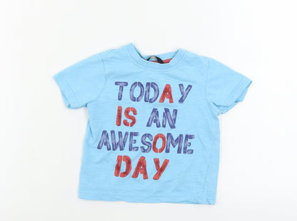 George  Boys Blue   Basic T-Shirt Size 2 Years