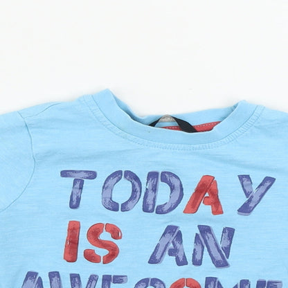 George  Boys Blue   Basic T-Shirt Size 2 Years