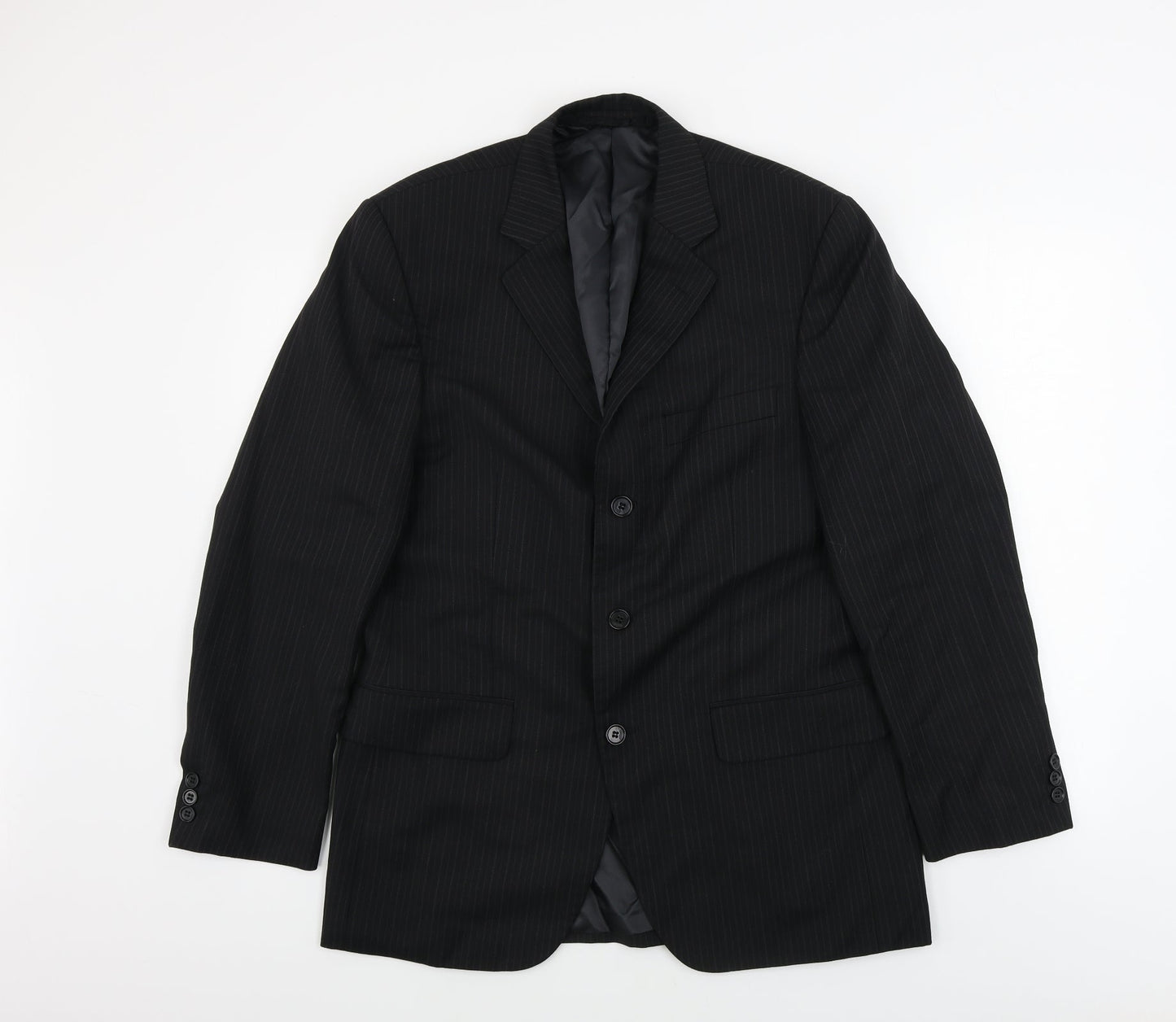 Mens UK Size 38 Sovereign Regular Black Suit Jacket