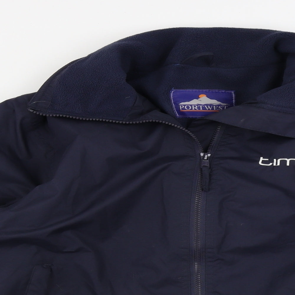 Mens UK Size XS Portwest Blue Jacket