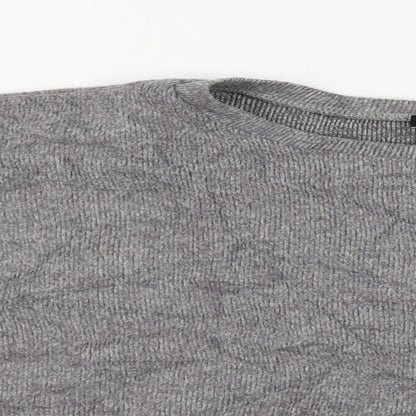 Womens UK Size M New Look Grey Pullover Jumper