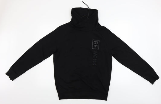Womens UK Size S H&M Black Pullover Jumper