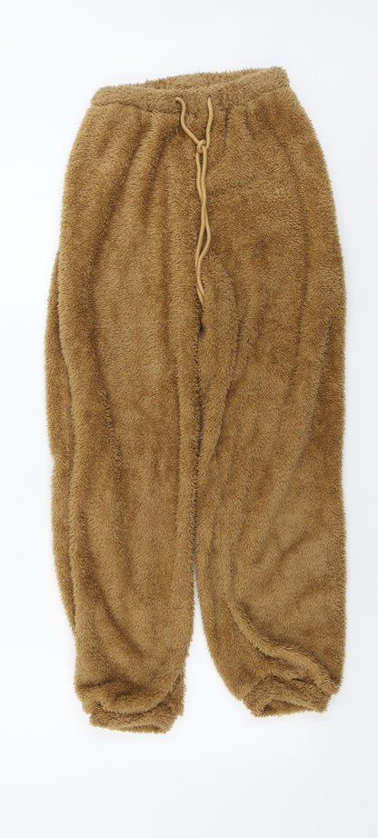 shein  Womens Brown Paisley  Sweatpants Trousers Size S L23 in