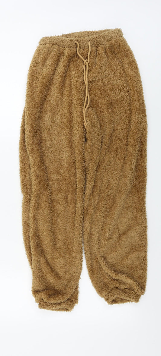 shein  Womens Brown Paisley  Sweatpants Trousers Size S L23 in