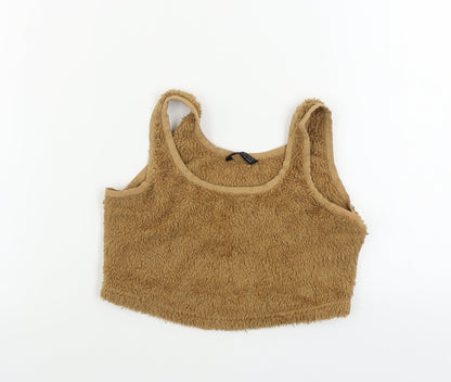 shein  Womens Brown   Basic T-Shirt Size S