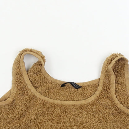 shein  Womens Brown   Basic T-Shirt Size S