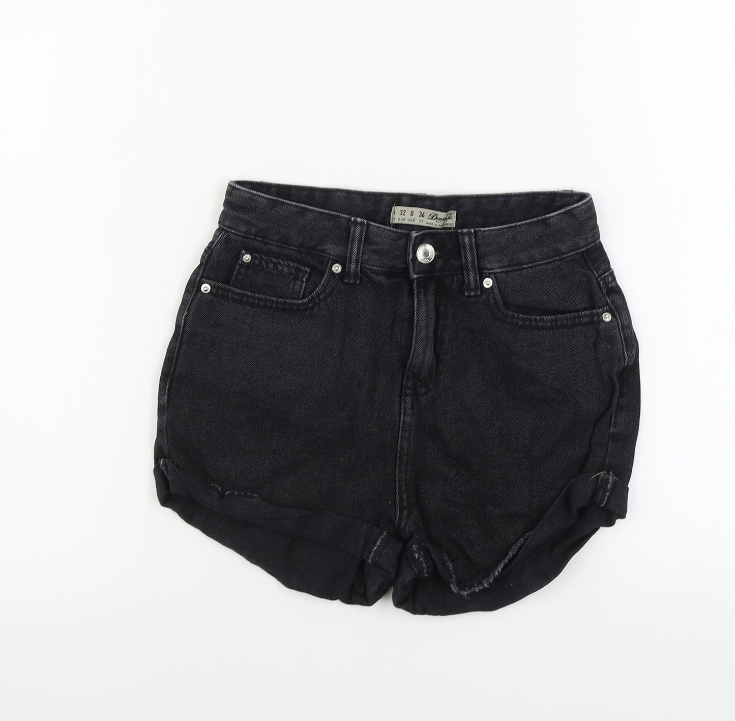 denim co Womens Black   Cut-Off Shorts Size 4