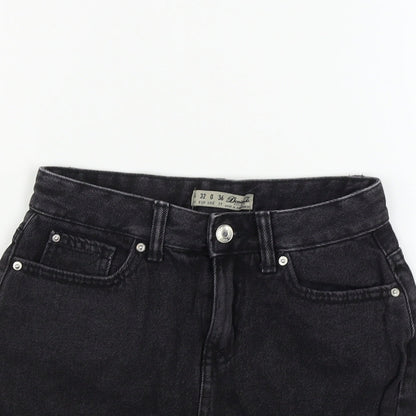 denim co Womens Black   Cut-Off Shorts Size 4