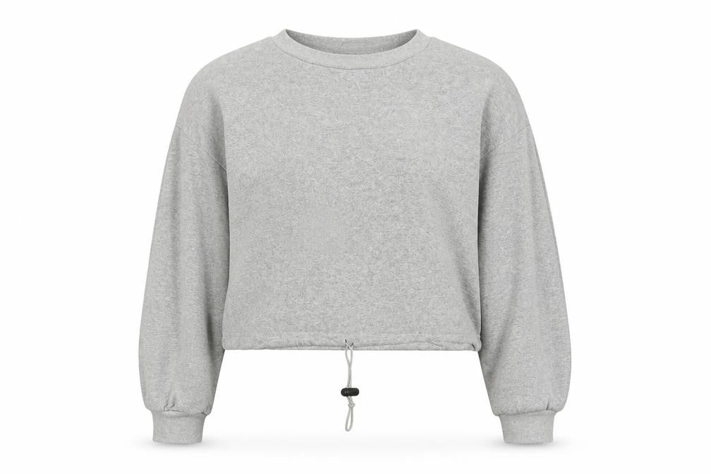 Womens UK Size 4 PRETTYLITTLETHING Grey Pullover Jumper