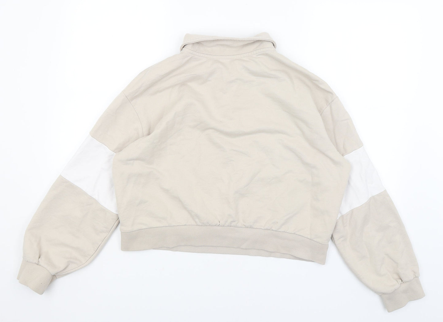 Womens UK Size S Divided Beige Pullover Jumper