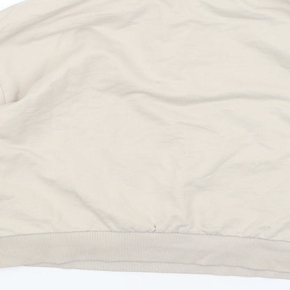 Womens UK Size S Divided Beige Pullover Jumper