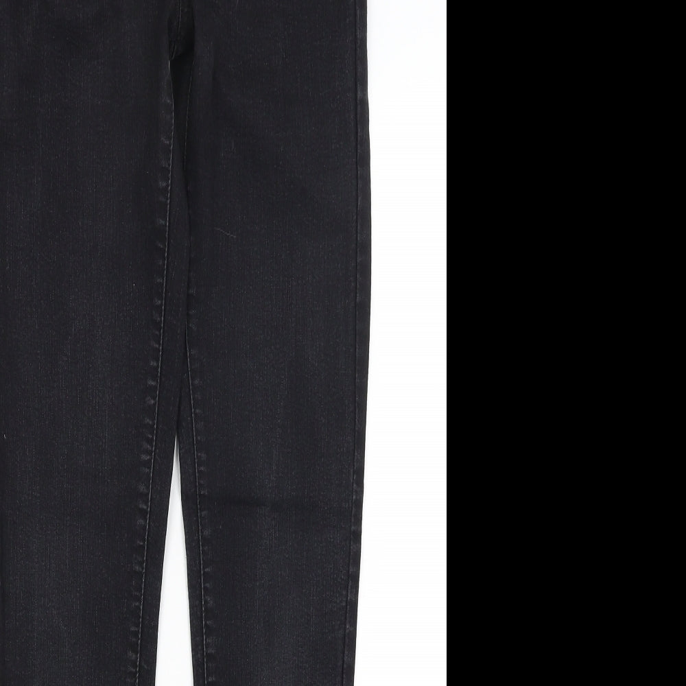 Womens UK Size 10 Warehouse Regular Fit Jegging Black Jeans