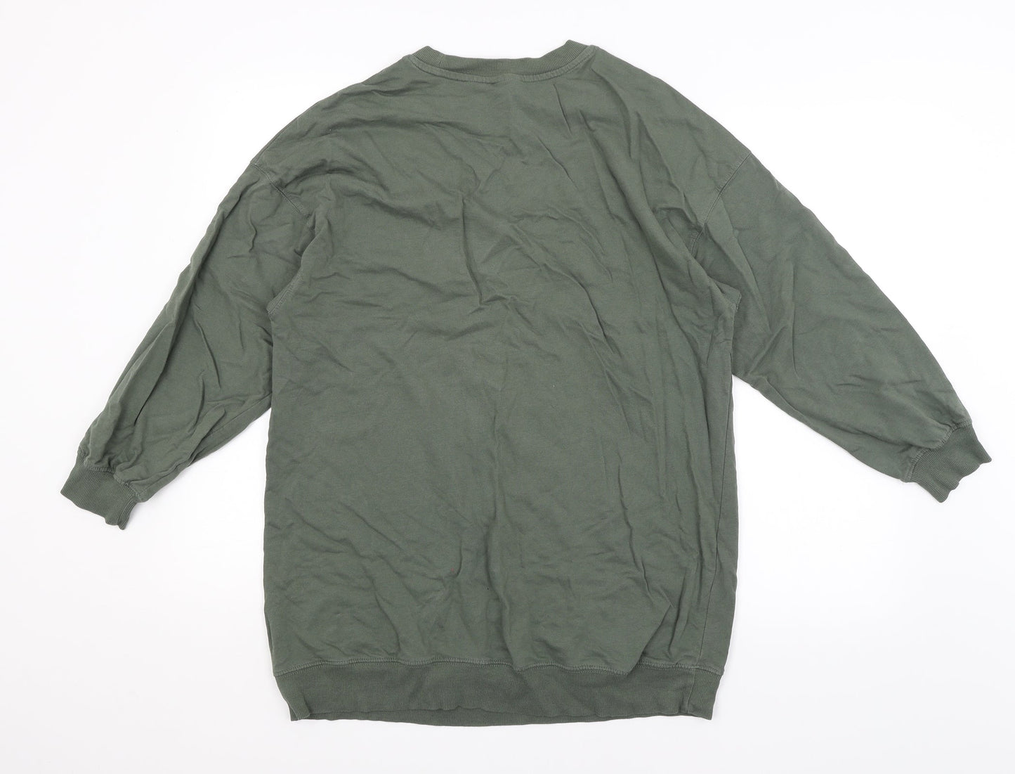 Womens UK Size S H&M Green Pullover Jumper