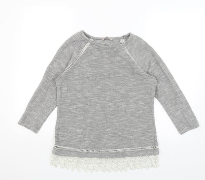 TU Womens Grey   Pullover Jumper Size 10