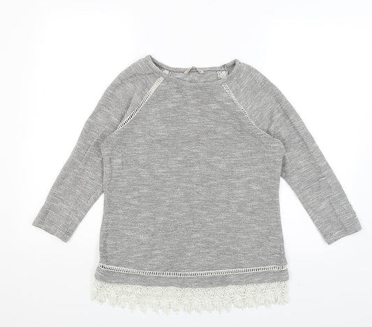 TU Womens Grey   Pullover Jumper Size 10