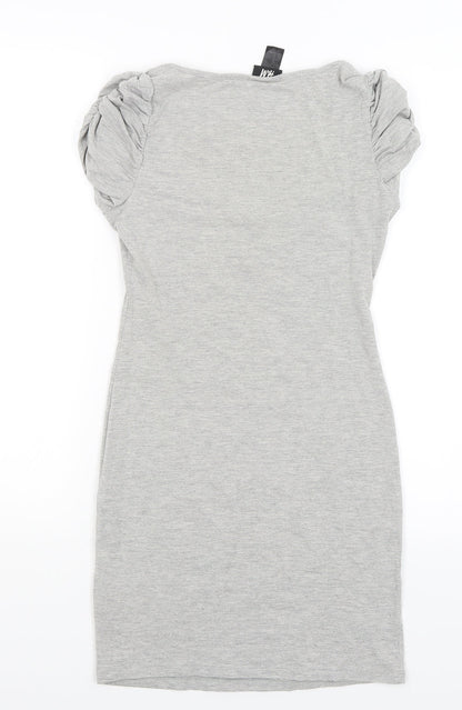 H&M Womens Grey   T-Shirt Dress  Size XS