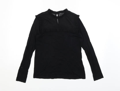 Dorothy Perkins Womens Black   Basic T-Shirt Size 10
