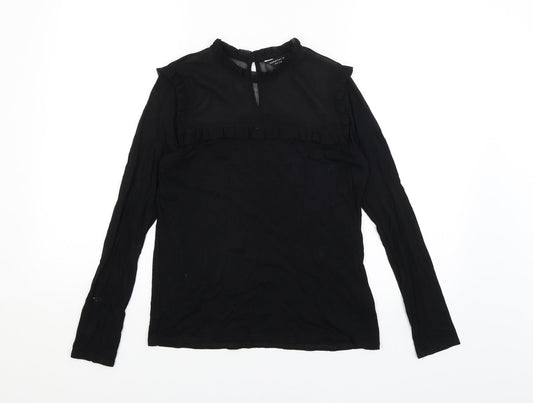Dorothy Perkins Womens Black   Basic T-Shirt Size 10