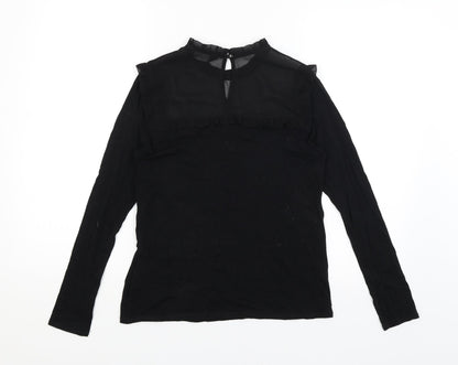 Dorothy Perkins Womens Black   Basic T-Shirt Size 10