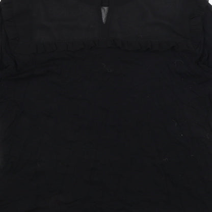 Dorothy Perkins Womens Black   Basic T-Shirt Size 10