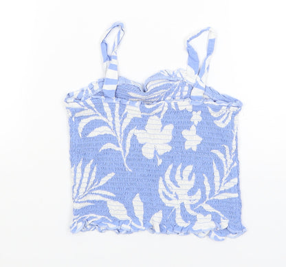 Nutmeg Girls Blue   Cropped Tank Size 9-10 Years