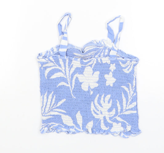 Nutmeg Girls Blue   Cropped Tank Size 9-10 Years