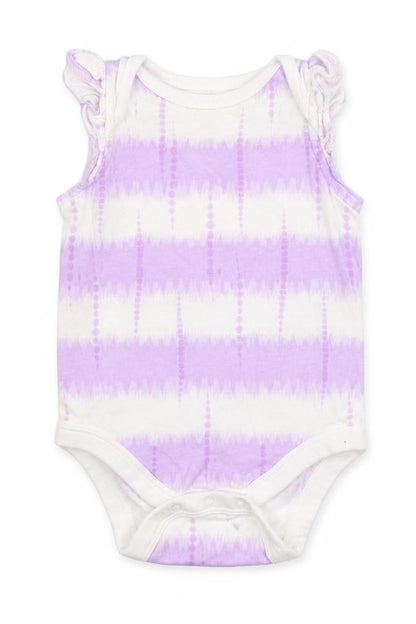 Baby Gap Baby Purple Striped  Romper One-Piece Size 3-6 Months