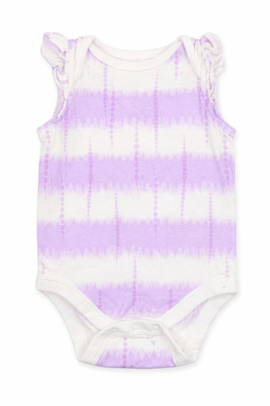 Baby Gap Baby Purple Striped  Romper One-Piece Size 3-6 Months