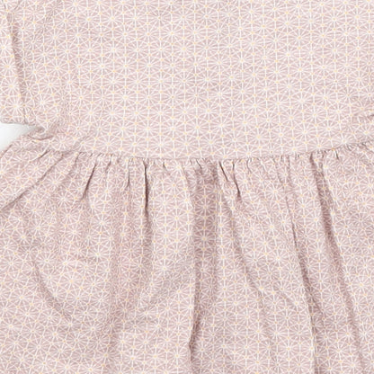 NEXT Baby Purple Geometric  Fit & Flare  Size 3-6 Months