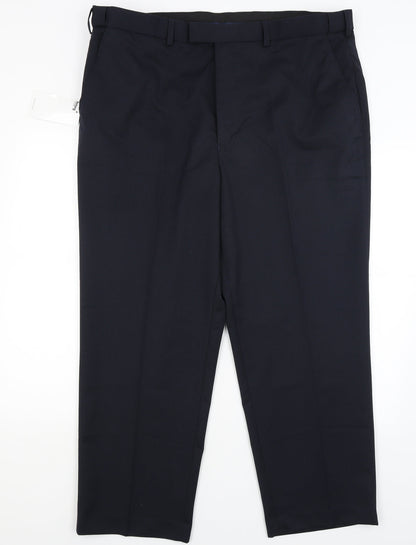 The Fitting Room Mens Blue   Dress Pants Trousers Size 42 in L28 in