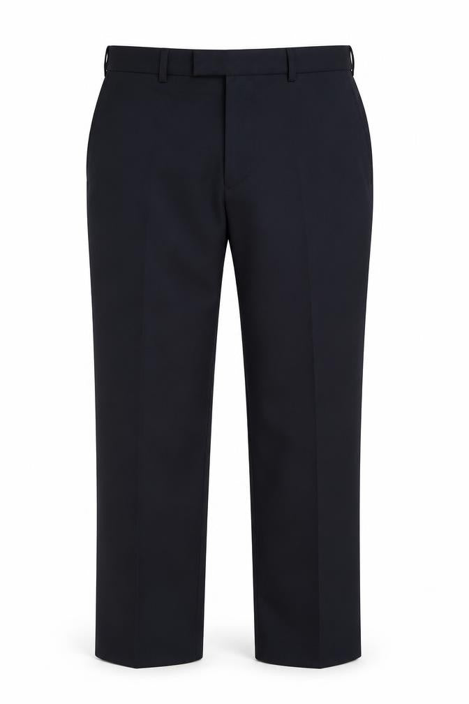 Mens UK Size 42 in The Fitting Room Regular Fit Dress Pants Blue Trousers