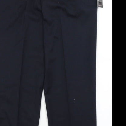 The Fitting Room Mens Blue   Dress Pants Trousers Size 42 in L28 in