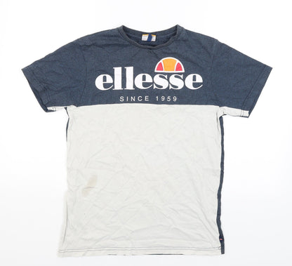 Mens UK Size XS ellesse Blue  T-Shirt