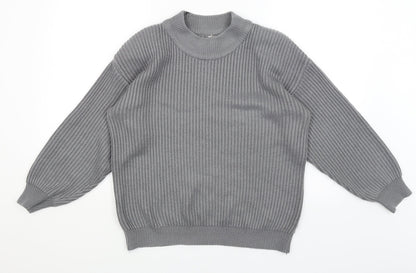 Womens UK Size 10 Preworn Grey Pullover Jumper