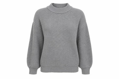 Womens UK Size 10 Preworn Grey Pullover Jumper