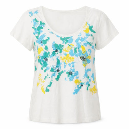 Womens UK Size XL M&Co White Basic T-Shirt