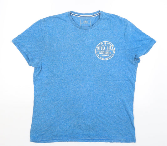 F&F Mens Blue    T-Shirt Size L