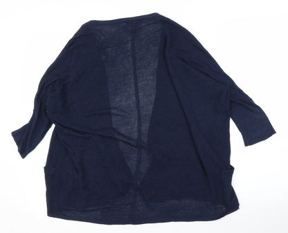 Derhy Womens Blue   Cardigan Jumper Size S