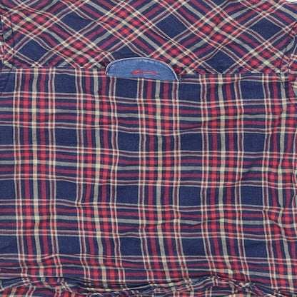 Star Kids Boys Black Plaid  Basic Button-Up Size 9-12 Months