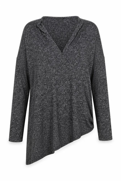Womens UK Size 8 River Island Grey Basic Blouse