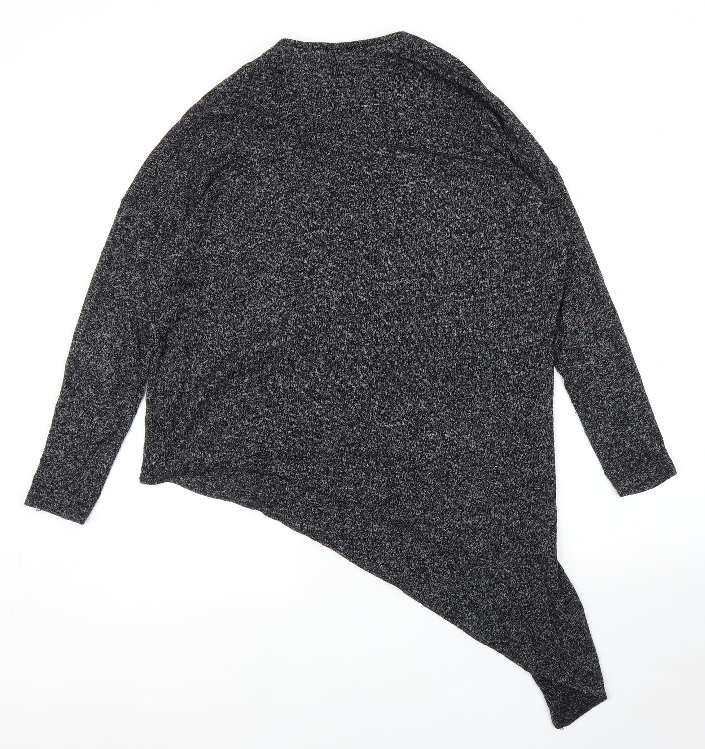Womens UK Size 8 River Island Grey Basic Blouse