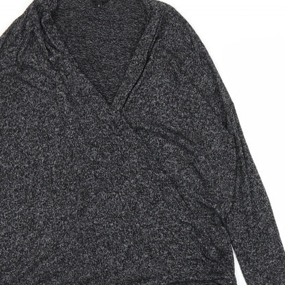 Womens UK Size 8 River Island Grey Basic Blouse