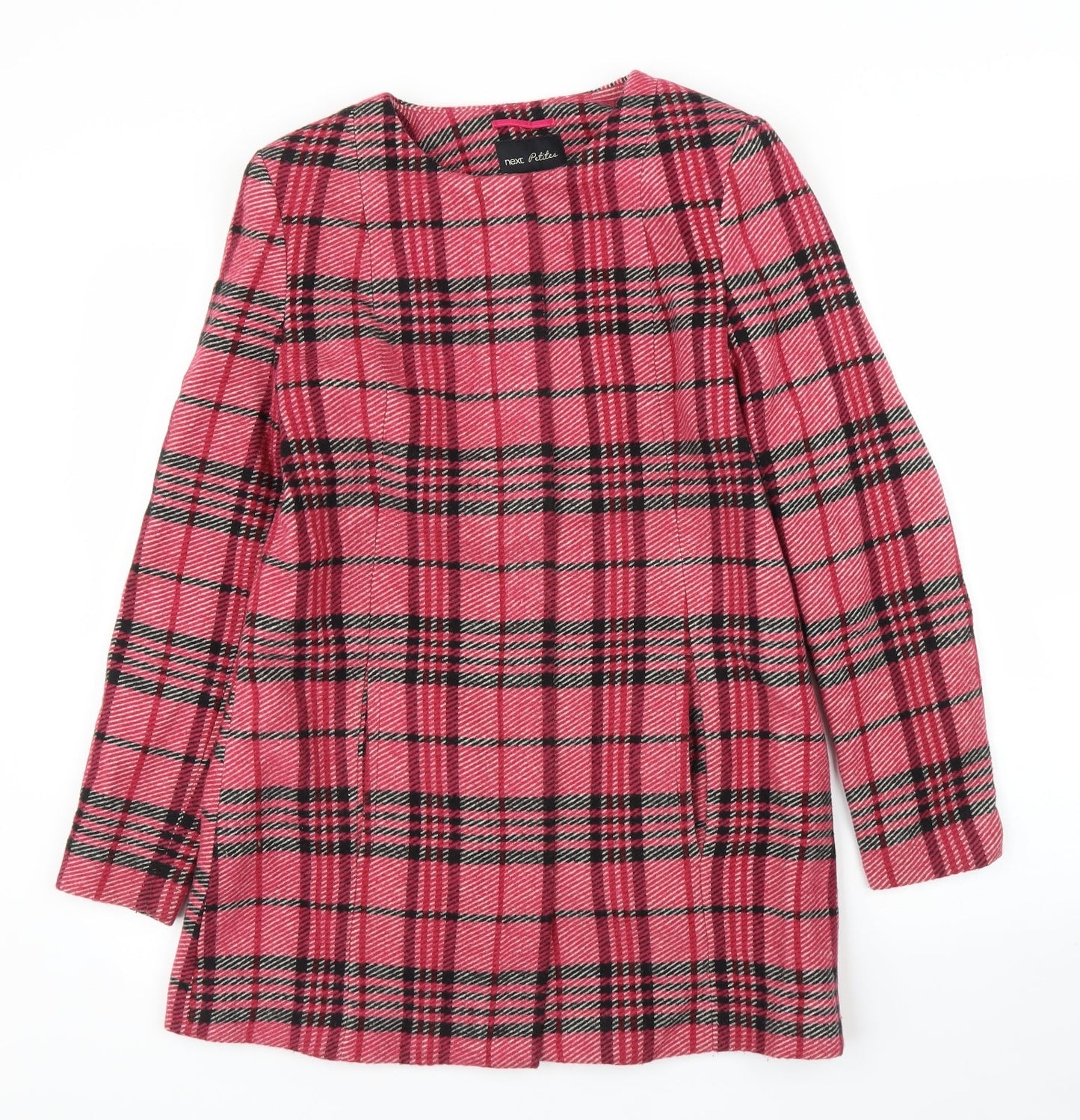 Womens UK Size 10 NEXT Pink Overcoat